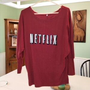 Netflix light sweatshirt size small